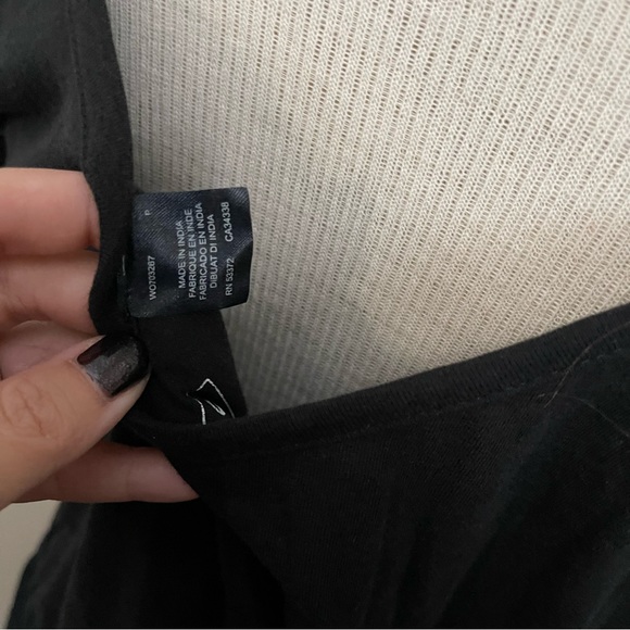 ✨FC Jeans Black Short Sleeved Motorbike Dress - Picture 7 of 7